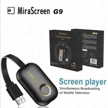 Mirascreen G9 Plus 2,4G/5,0G беспроводной HDMI Wifi дисплей ключ зеркальное отображение 1080P UHD DLNA приемник