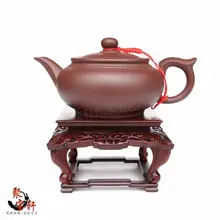 Red mahogany base acid branch wood carving handicraft furnishing articles vase flowerpot household act the role