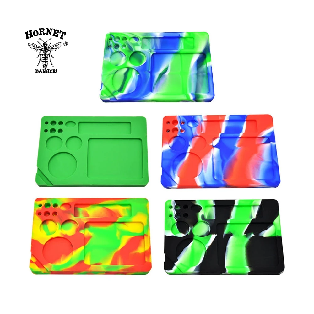 

HORNET FDA Silicone Tobacco Rolling Tray 228 x 158 MM Stash Board Holds Cigarettes Blunts Herb Grinder Metal Pipe Paper