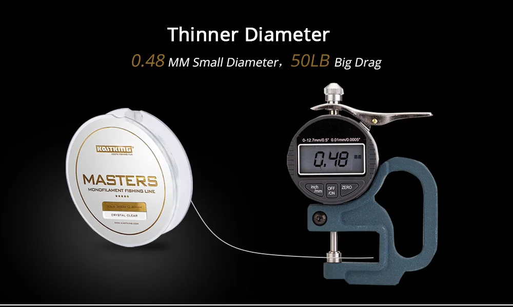 KastKing Masters 274M Fishing Monofilament Line FinishTackle