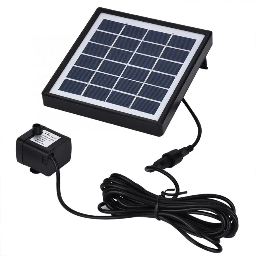 

garden decoration 1.5W miniature Brush-less Aquarium Fountain Pond Solar Submersible Water Pump stainless steel hollow ball