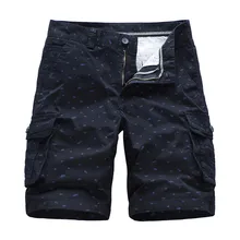 Повседневные модные шорты с принтами мужские новые мужские повседневные шорты бриджи с низкой талией мужские большие размеры 38 брендовая одежда с несколькими карманами