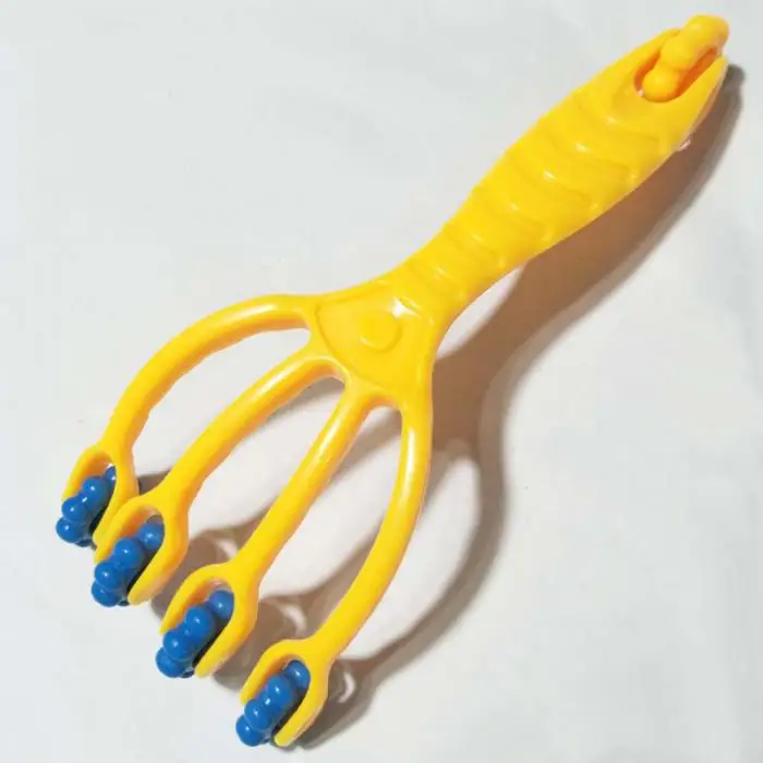 Высокого качества 4 ролик для пальцев массажер пластиковый Роллинг тела снимает усталость для бедер и ягодиц головы ноги