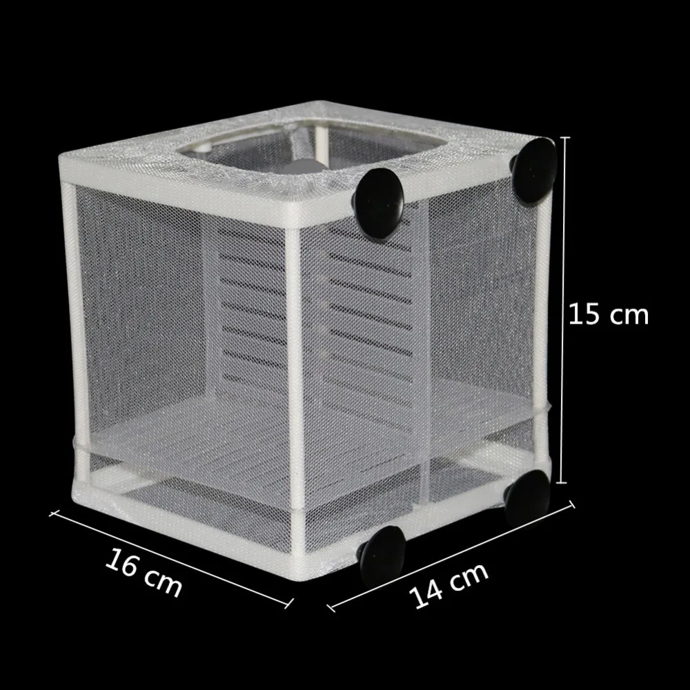 1 Pcs Fish Breeding Incubator Net Hanging Fish Hatchery Isolation Box for Aquarium Accessory fish breeding box