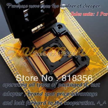 Price IC51-2564-1668-10 Test Socket TQFP256 QFP256 Test Socket IC Socket Pitch:0.4mm