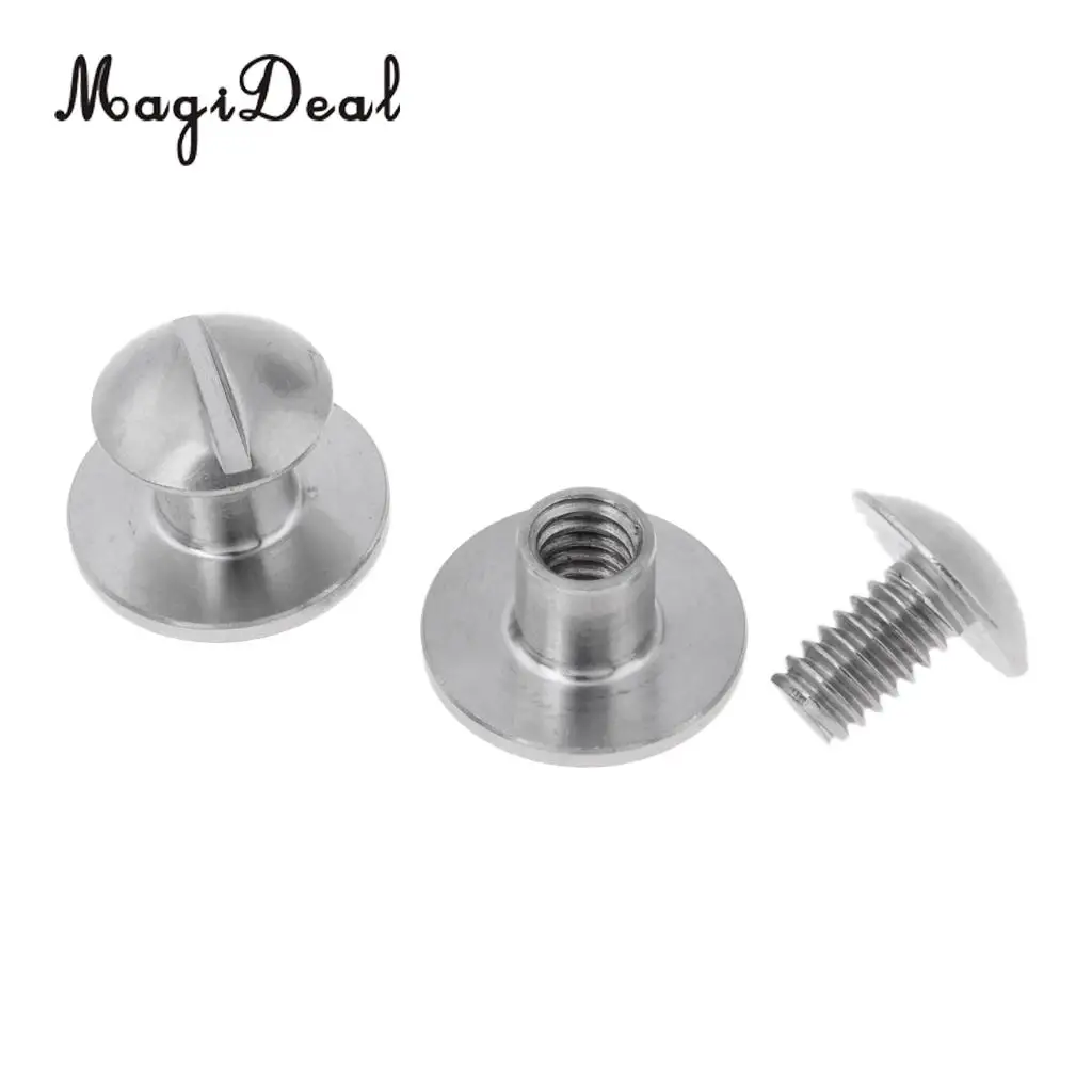 4Pcs Tech Scuba Diving Diver Backplate Pad Assembly Screws Book Screws Mounting Hardware Accessories