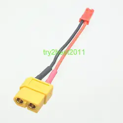 DHL/EMS 50 Компл. XT60/XT-60 Женский JST Адаптер с 5 СМ (2 дюйм(ов)) 20awg провод-C1