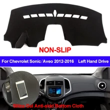 TAIJS крышка приборной панели автомобиля силиконовая Нескользящая для Chevrolet Aveo Sonic 2012 2013 Ковер Анти-УФ Противоскользящий анти-солнце