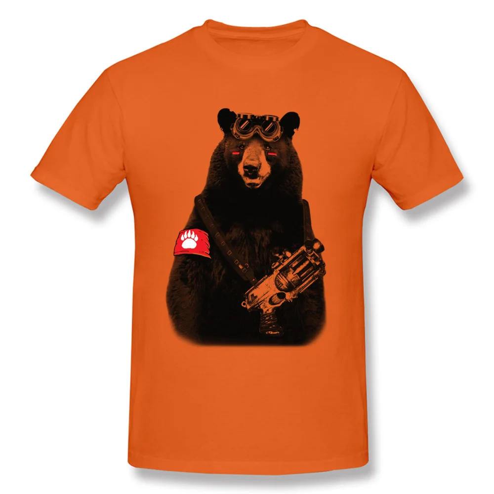  Casual T Shirt Brand Short Sleeve Student T Shirts TpicOriginaltitle Unique Lovers Day Tops Shirts O Neck Wholesale Bear Rebel orange