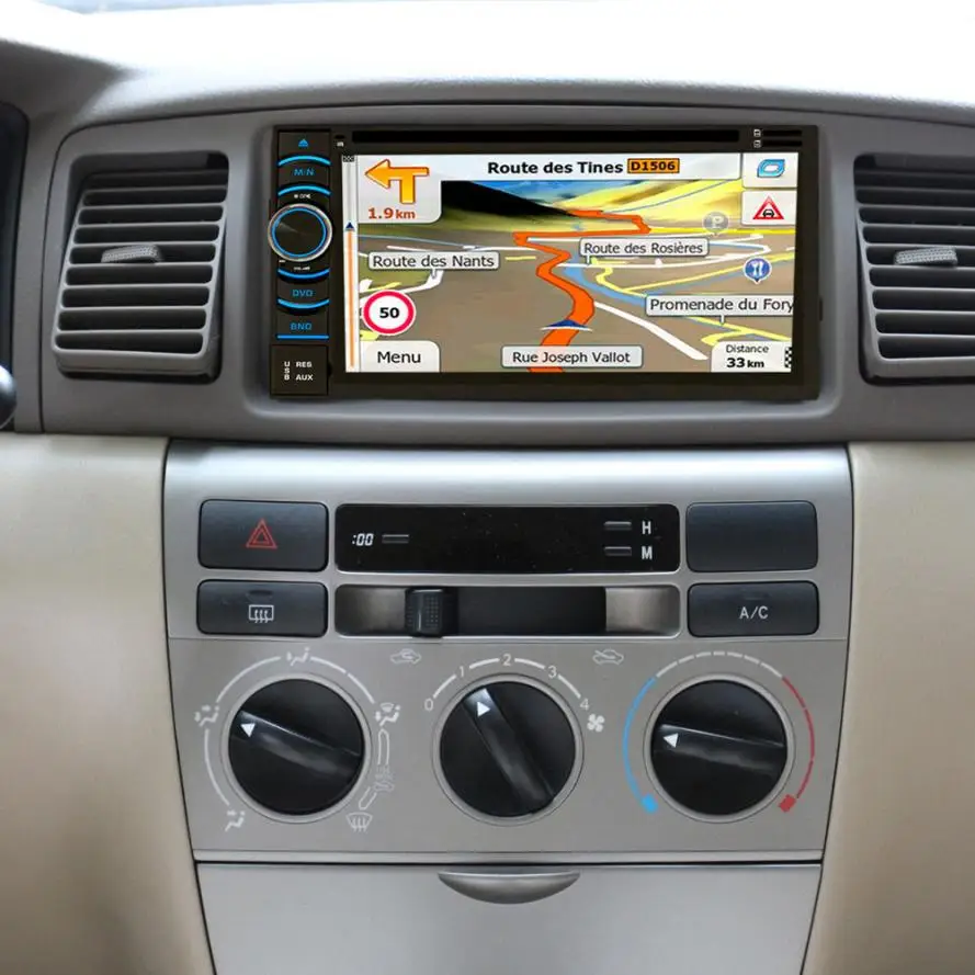 

6.5 " HD Android Wifi GPS Nav Car In Dash USB/SD/AUX/MP3/CD DVD Player Double DIN FM Radio Bluetooth MIC built in cell phones