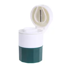 1 шт., нож для таблеток, разделитель, переносной чехол для хранения таблеток, коробка для лекарств, 4 слоя, измельчитель таблеток