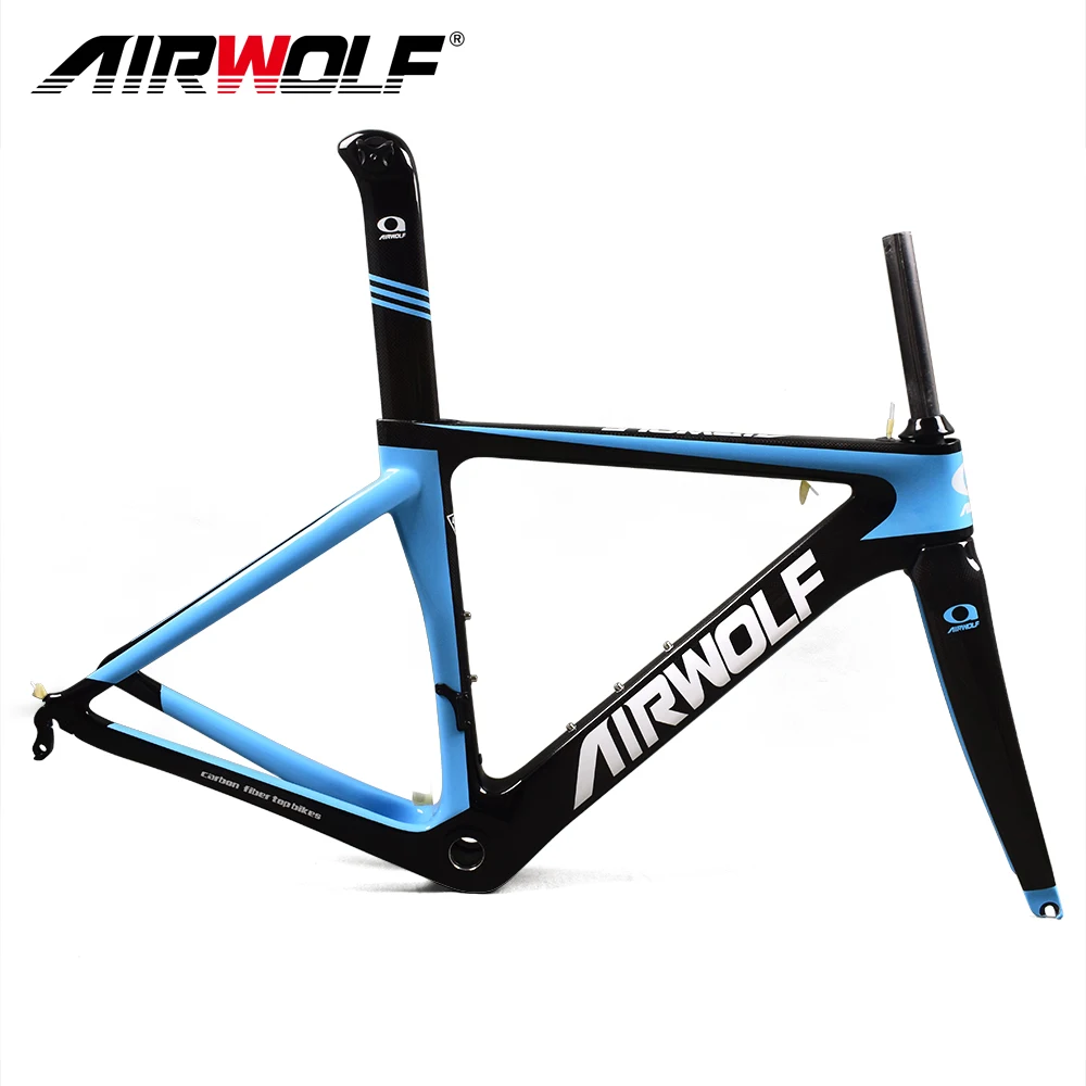 Best 2018 New Carbon Road Bike Frame carbon bicycle frameset  include fork/seatpost/headset for Mechanical/DI2 both carbon bike frame 0