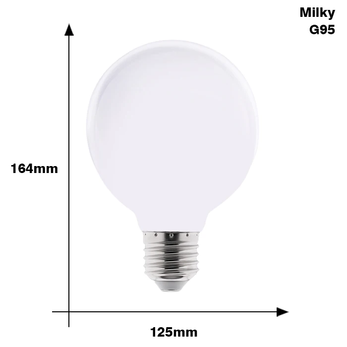 LED Bulb Lamp E27 AC 220V 110V 85-265V G80 G95 G125 Ampoule Lampada LED Light Bulb Bombilla Lamp Cold/Warm White For Chandelier - Испускаемый цвет: G125