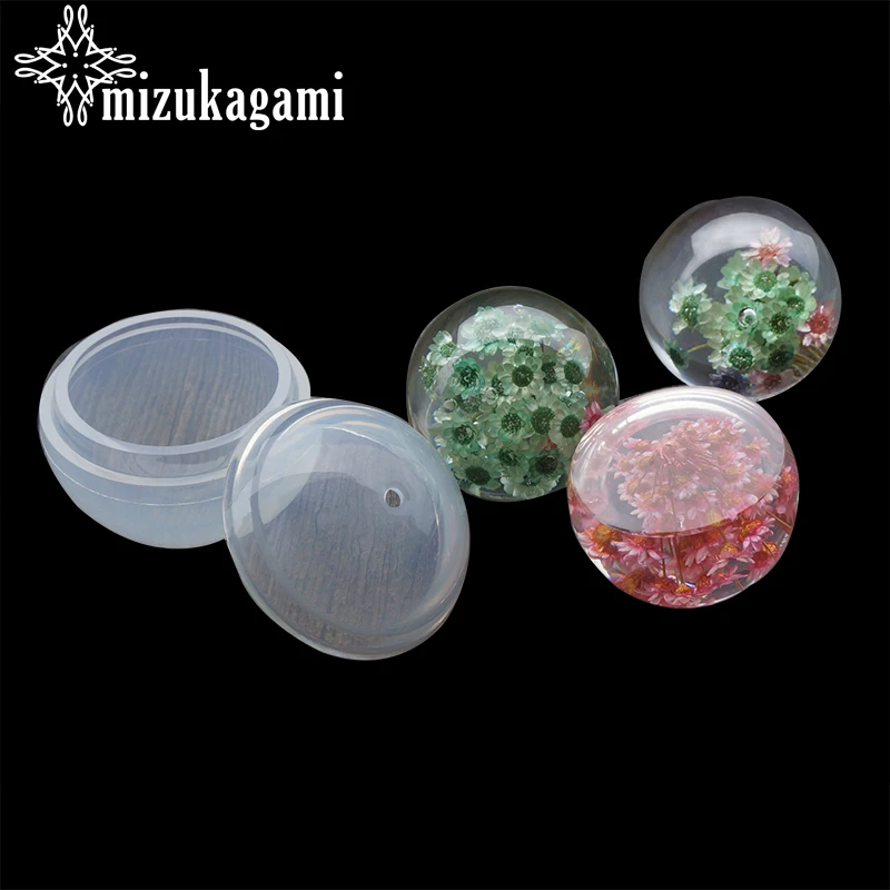 

Diameter Diamet60mm UV Resin Jewelry Liquid Silicone Mold Ball Shape Mold Resin Molds For DIY Jewelry Making Finding Accessories