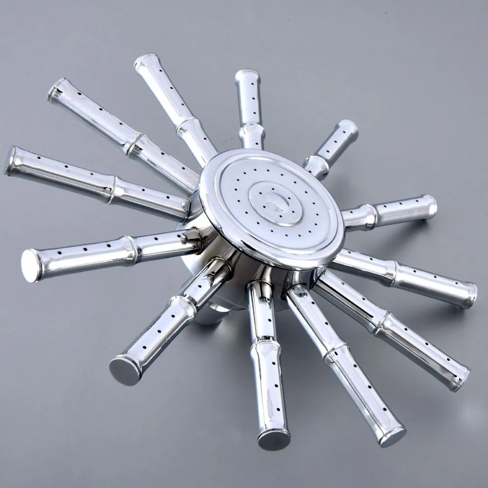 Chrome Rainfall Showerhead Bathroom Shower Faucet Head Rain Shower Head Bathroom Top Sprayer Ksd230