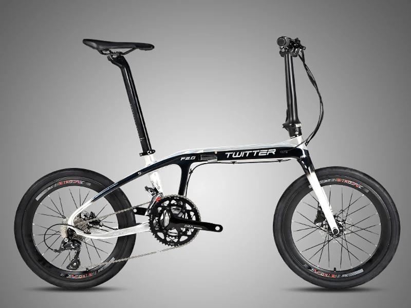 Perfect TWITTER BMX 20 inch Carbon Folding Bike Bicycle 16/18/22 Speed for 2400/R3000/RS700 Derailleur System 12 Perfect TWITTER BMX 20 inch Carbon Folding Bike Bicycle 16/18/22 Speed for 2400/R3000/RS700 Derailleur System 12