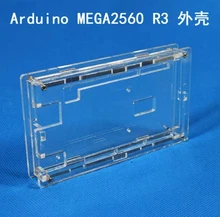 5PCS/LOT Enclosure Transparent Gloss Acrylic Box Compatible for arduino Mega 2560 R3 Case