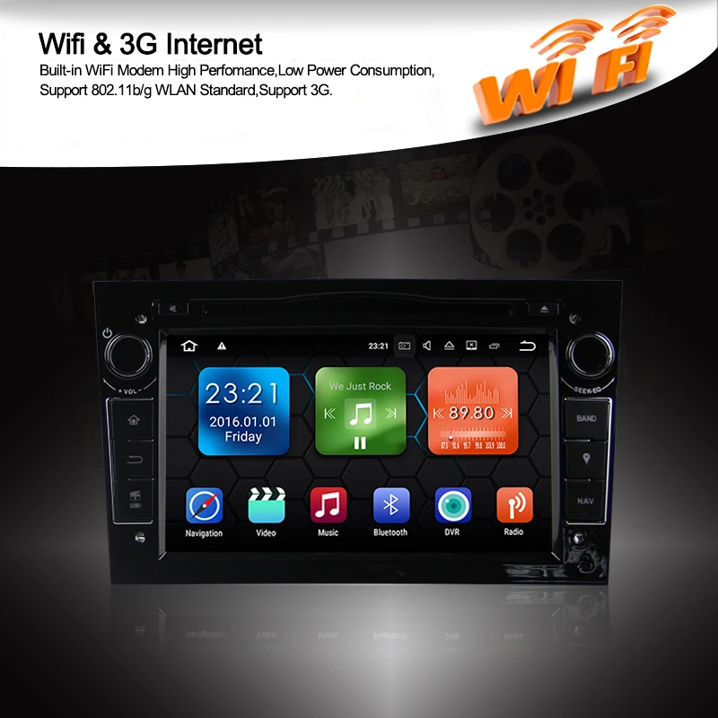 Discount Autoradio Android 8.1 2 DIN DVD GPS for Vauxhall Opel Astra H G J Vectra Antara Zafira Corsa Vivaro Meriva Veda Multimedia Wifi 28