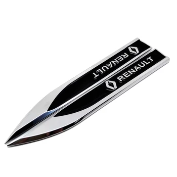 

Car Fender Side Decoration Sticker For Renault Clio Capture Fluence Megane 2 3 Logan Duster Fluence Laguna 2 Kadjar Talisman