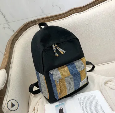 Fashion Women Canvas School Bag Girl Cute Backpack Travel Rucksack Shoulder Bags Fashion Women Canvas School Bag Girl Cute Backpack Travel Rucksack Shoulder Bags