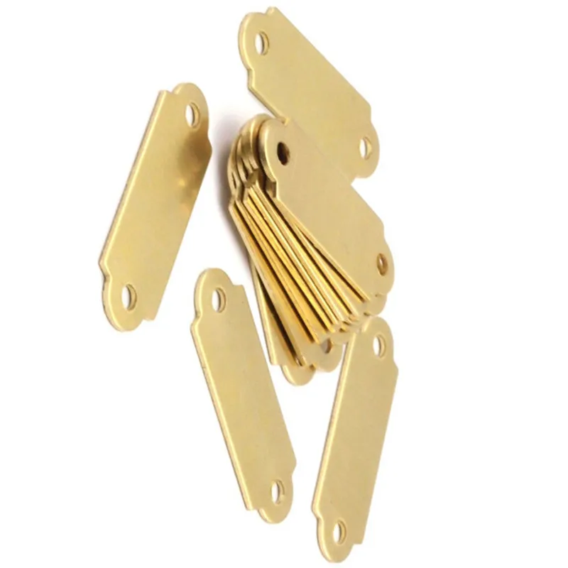 

5pc.. Raw Brass Stamping Blank Tag .Connector ..sz(37x13mm) .yB0152