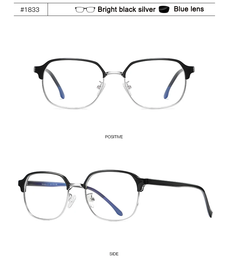 Мужские компьютерные очки TR90 с защитой от Blu-ray, классические очки в ретро-стиле, овальная металлическая оправа, антиуф-синие световые блокирующие очки для мужчин wo