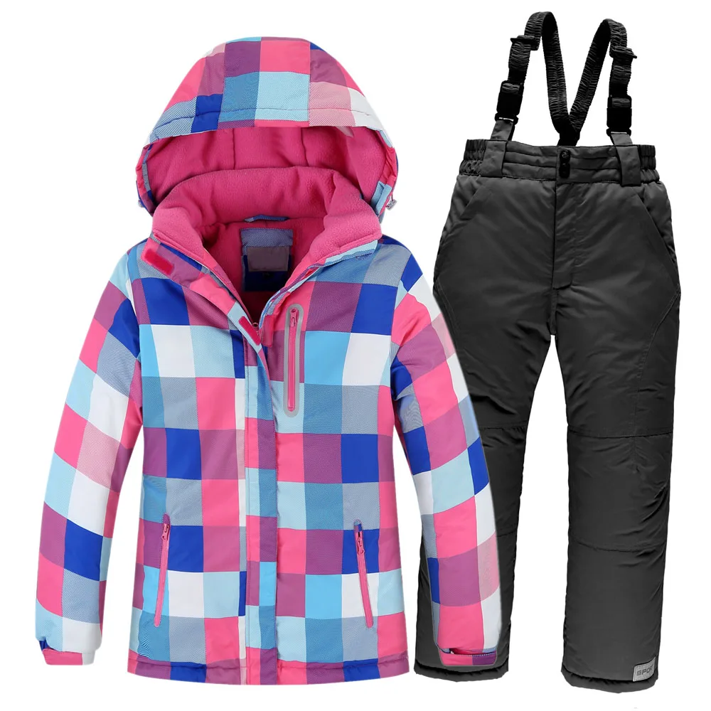 Зимние лыжные костюмы для женщин, сноубордические куртки для мальчиков и девочек, водонепроницаемые ветрозащитные теплые мужские зимние штаны, Ropa De Nieve W303 - Цвет: WS9023