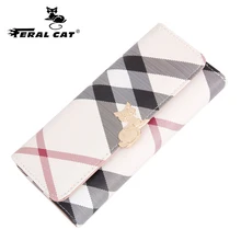 FERAL CAT pvc font b Leather b font font b Women b font font b Wallets