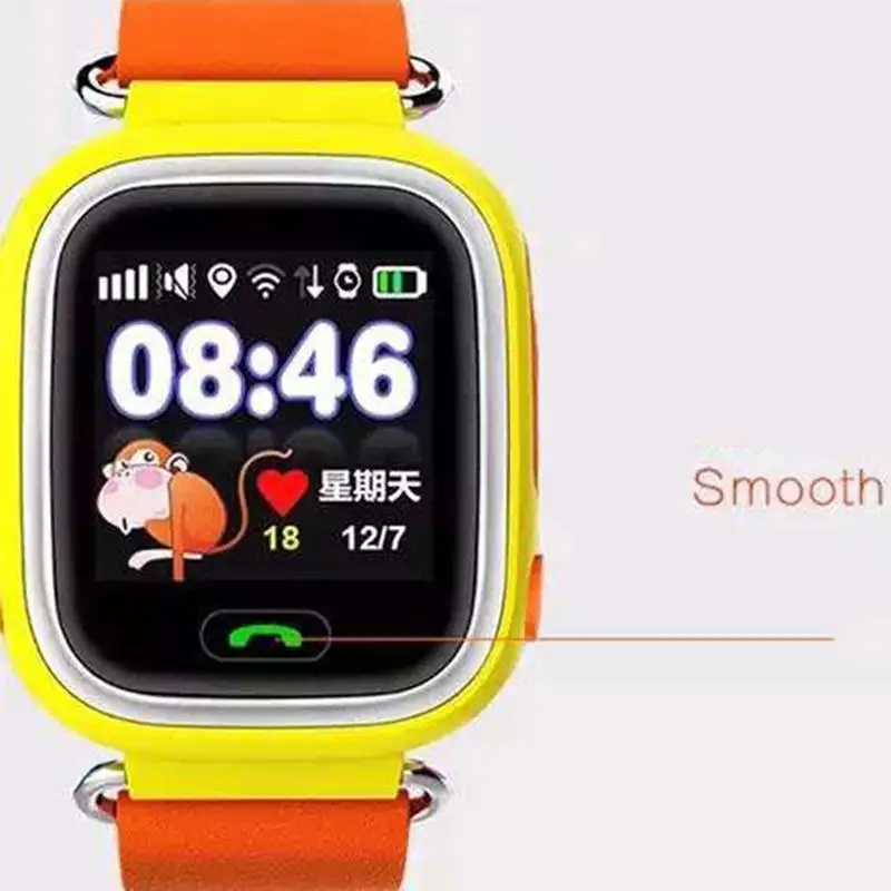 

Q70 Smart Watch 400mAh Phone Call Chat For Android iOS Phone Blue/Orange