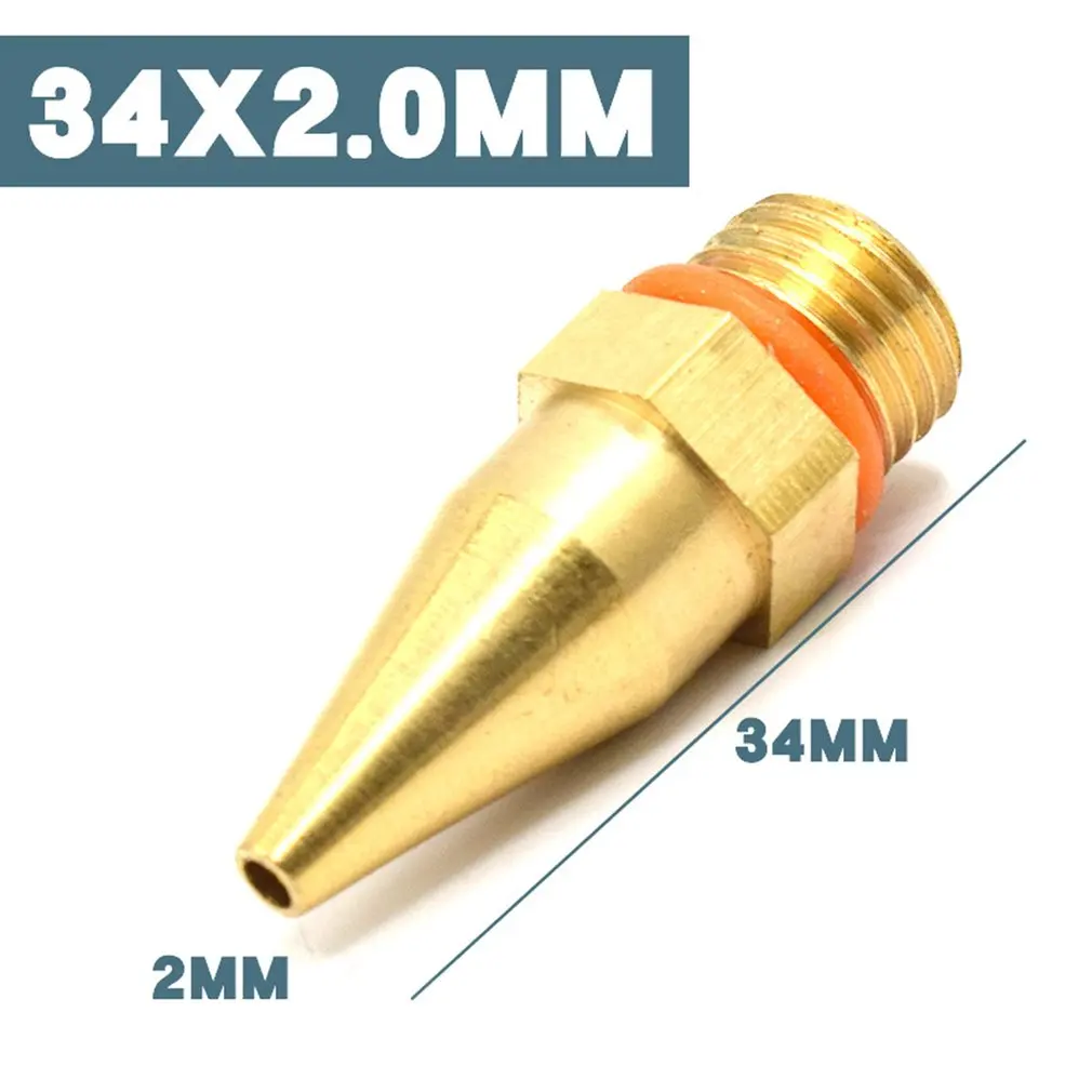 1 шт. 34x2,0 мм/50x2,0 мм/50x3,0 мм/70x2,0 мм термоклей пистолет сопла горячий клей пистолет сопла клей инструмент рот Универсальный