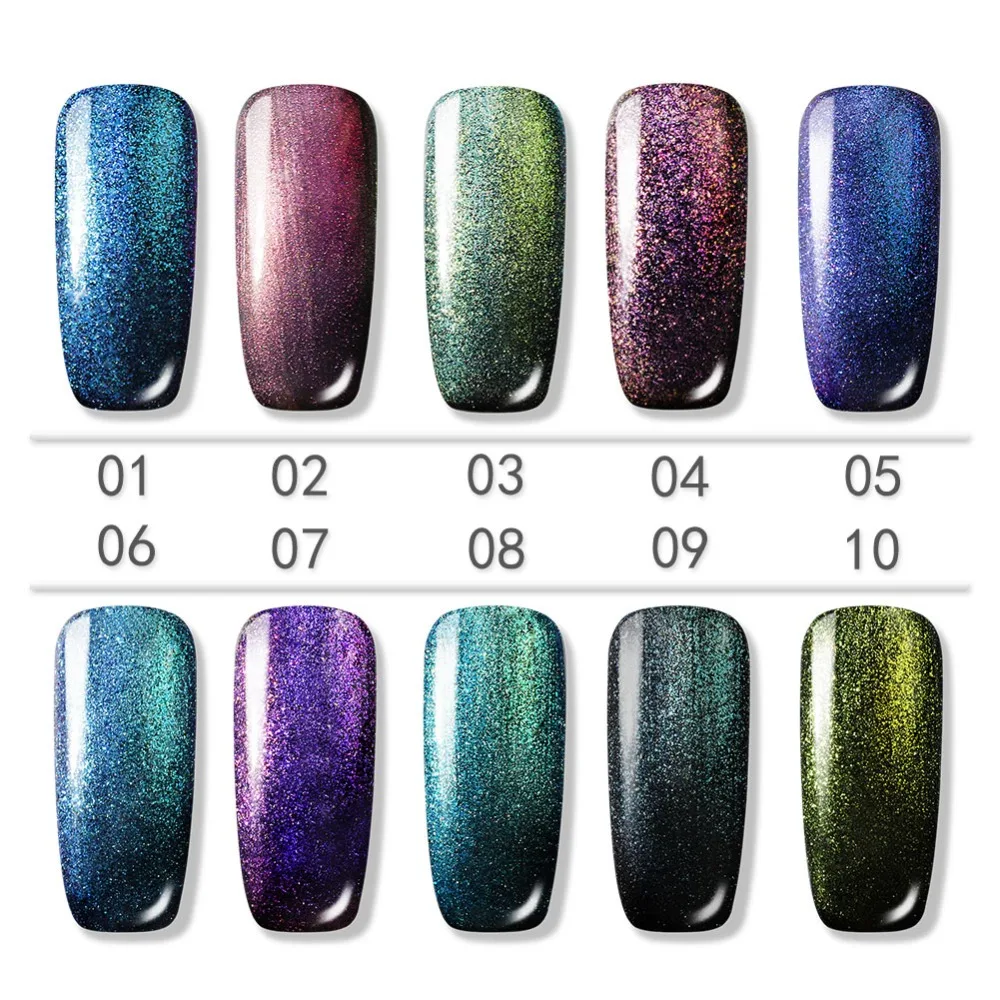 COSCELIA 1Pcs New Arrival Colorful Phantom Chameleon 10ml UV LED Nail Gel Choose Any 1 Color Soak Off UV Nail Polish