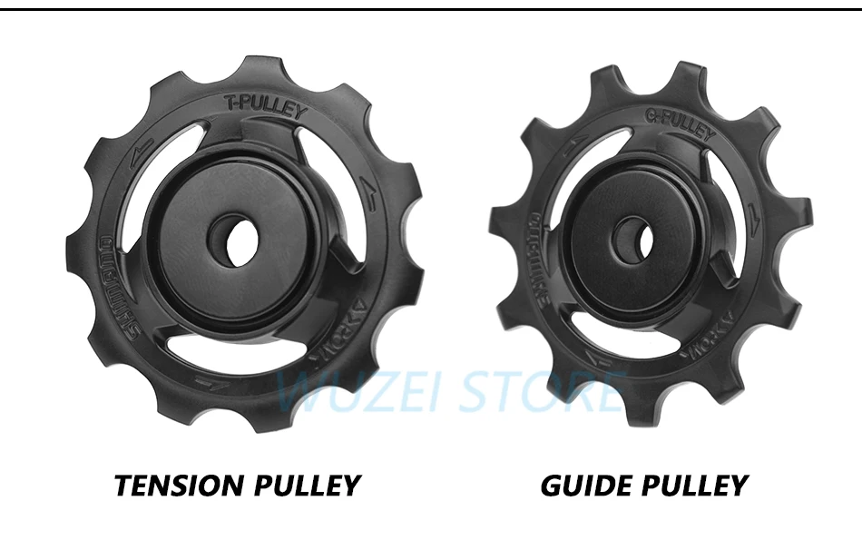 Shimano 11T Bike Pulley set Rear Derailleur Guide Roller RD-5700/T6000/6800/6870/7900/R9000/R9070/R9100/M8000/M663//M9000/M9050