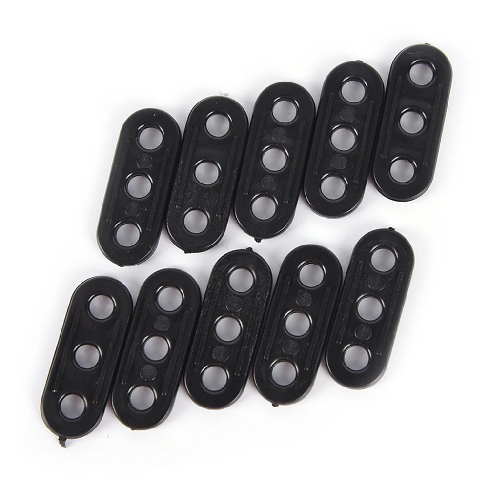 10PCS line Bent Runners Tent Clips Lock Rope Tensioners Camping