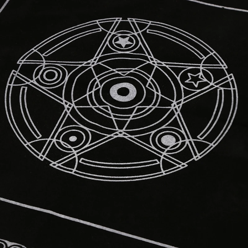 49x49 см Pentacle Tarot скатерть Астрология гадания игральные карты настольные