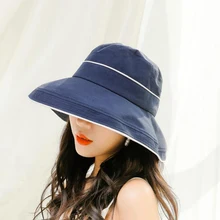 BINGYUANHAOXUAN новые летние кепки для ведра Ретро хлопковые Панамы для мужчин и женщин уличная дорожная шляпа