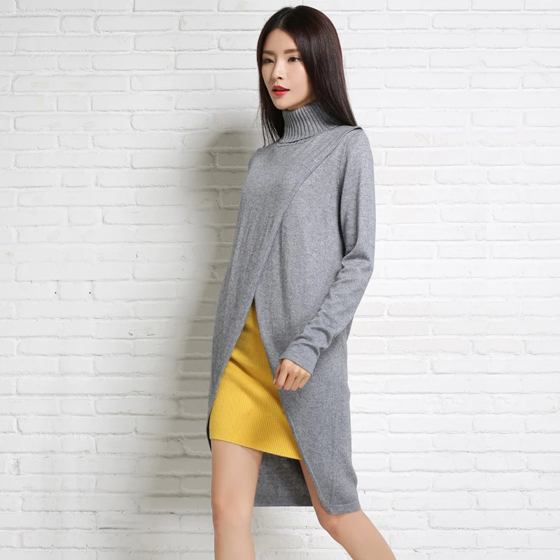 

adohon 2018 womens winter Cashmere sweaters and autumn pullovers women High Quality Warm Female thickening Turtleneck Long