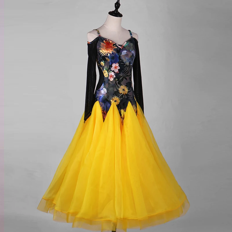 Вельветовое бальное платье стандартные платья для конкурса бальных танцев вальс