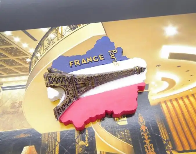 Эйфелева башня магнит на холодильник Французский Париж мемориальные продукты Французский Париж магнитные магниты на холодильник Эйфелева сувенирный подарок