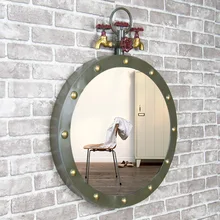 Vintage Metal Frame Mirror
