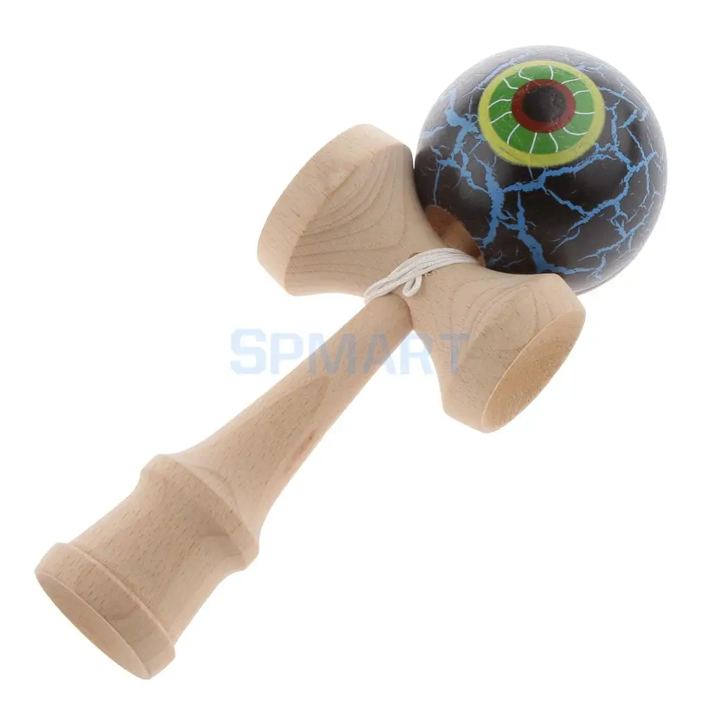 Eyeball Shaped краска для трескающих покрытий деревянные Kendama дети мастерство мяч игры дети веселые деревянные игрушки