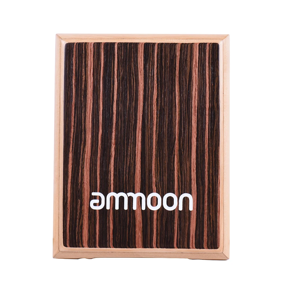 Ammoon компактная походная коробка барабан кахон плоский ручной барабан ударный инструмент с регулируемыми струнами сумка для переноски