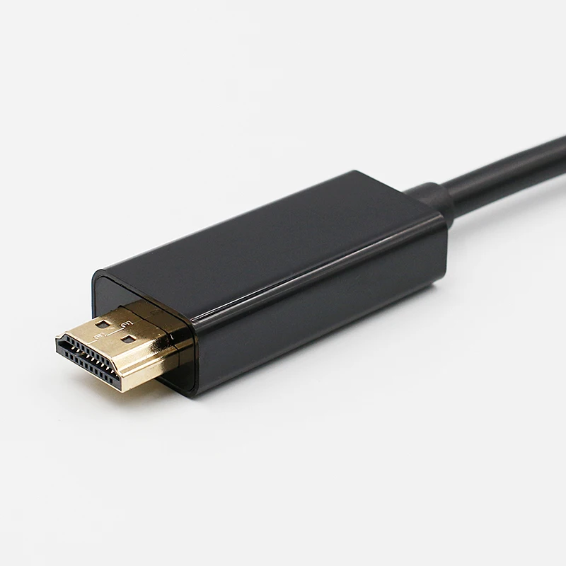 جديد 1.8 M عرض ميناء ديسبلايبورت ذكر موانئ دبي إلى HDMI الذكور مهائي كابلات محول لأجهزة الكمبيوتر المحمول HD العارض