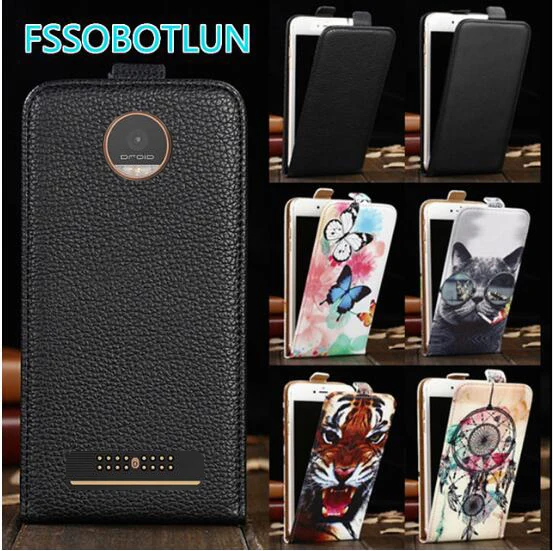 Factory Direct!For Motorola MOTO Z Play Case Top Quality Up and Down Flip PU Leather Cartoon Drawing Vertical Phone Cover | Мобильные