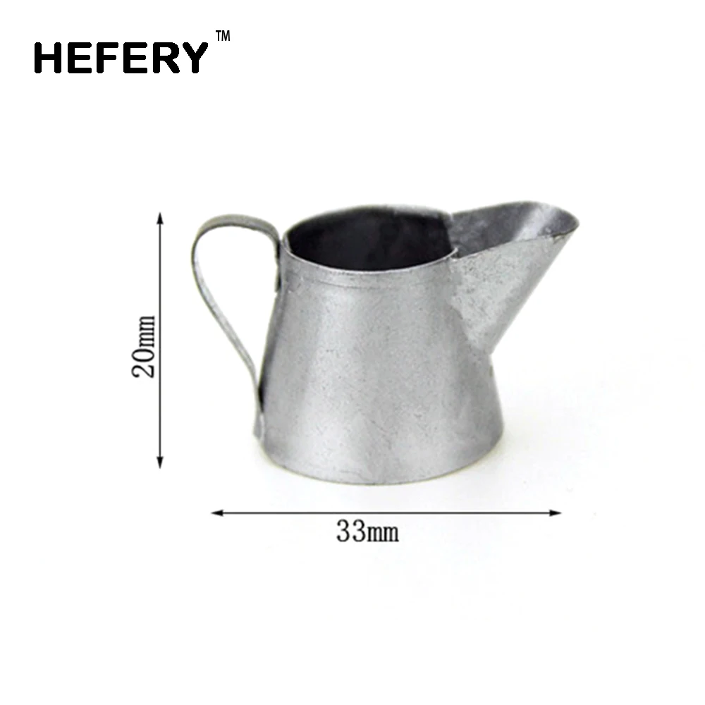 

1/12 Dollhouse Miniature Accessories Mini Metal Watering Can Simulation Furniture Model Toys for Doll House Decoration