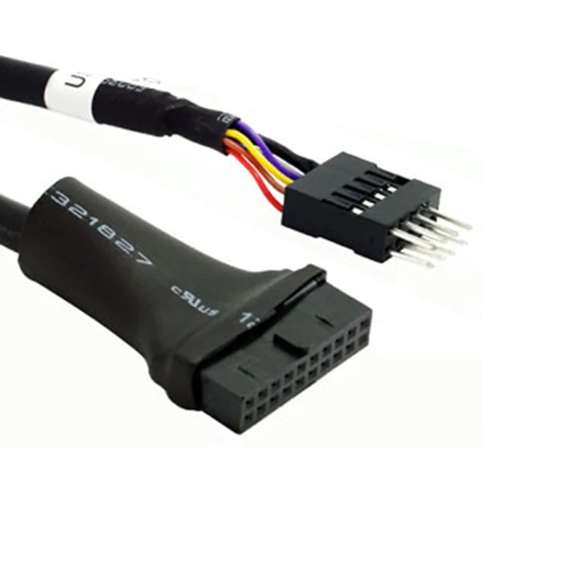 20/19 Pin USB 3 0 Female to 9 2 Male материнская плата кабель 480 Мбит/с скорость передачи данных