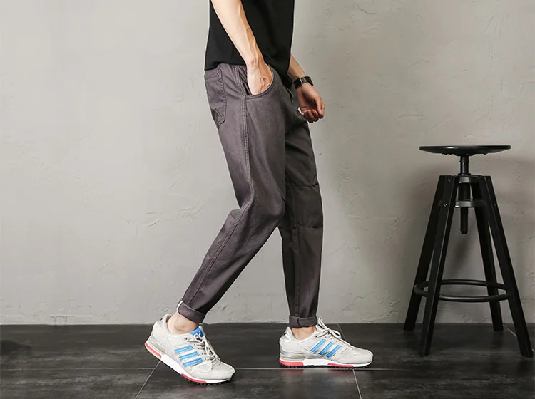 Ботильоны-Длина штаны, мужские брюки в стиле «хип-хоп» для бега впитывает пот и Штаны Повседневное уличная 2019 новые летние