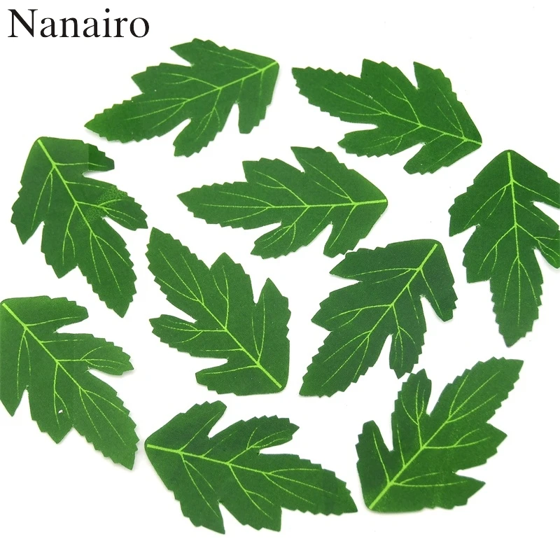 Cheap 300pcs Artificial Green Leaves For Wedding Decoration Garland Rose Leaf Flowers