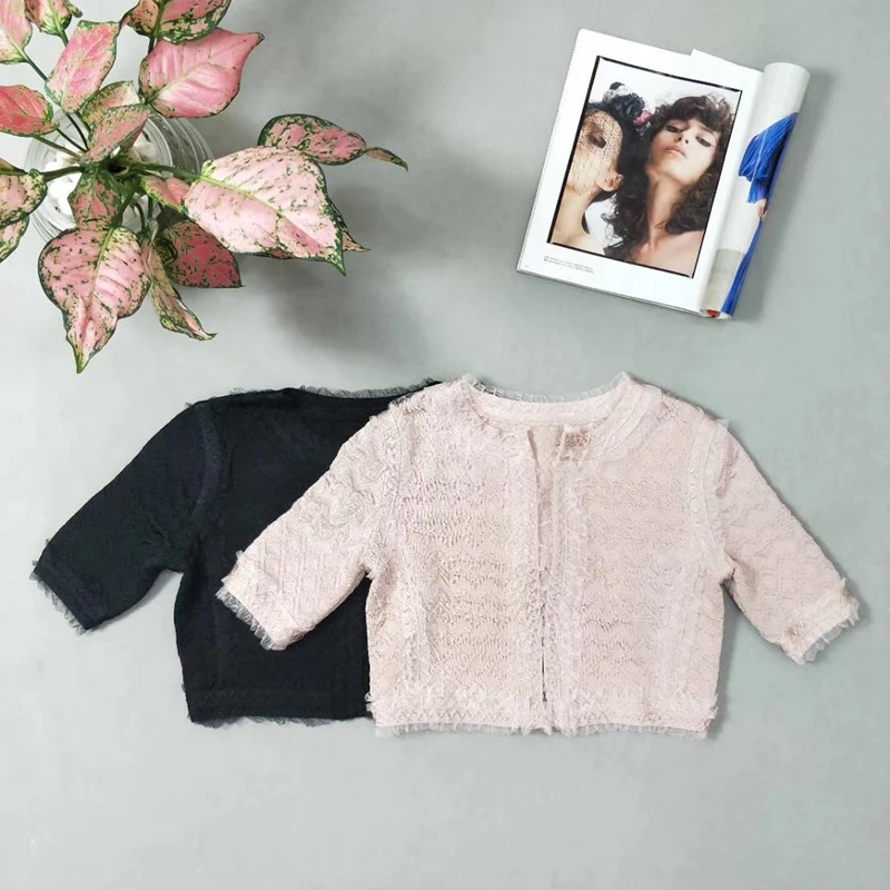Manches 2019 Clubwear Gros Rose Bandage Solide Style Court Taille Veste Haute En Mode Manteau Verano Courtes Femmes Mesh Balck dBCWxoeQr