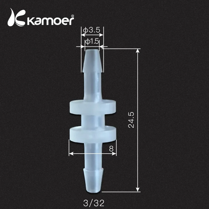 Kamoer PP трубчатый соединитель для перистальтического насоса водяного шланга для шланга силиконовая трубка Linker соединительная трубка 30 шт - Цвет: 3-32