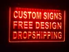 design your own Custom ADV LED Neon Light Sign Bar open Dropshipping decor shop crafts led ► Photo 1/5